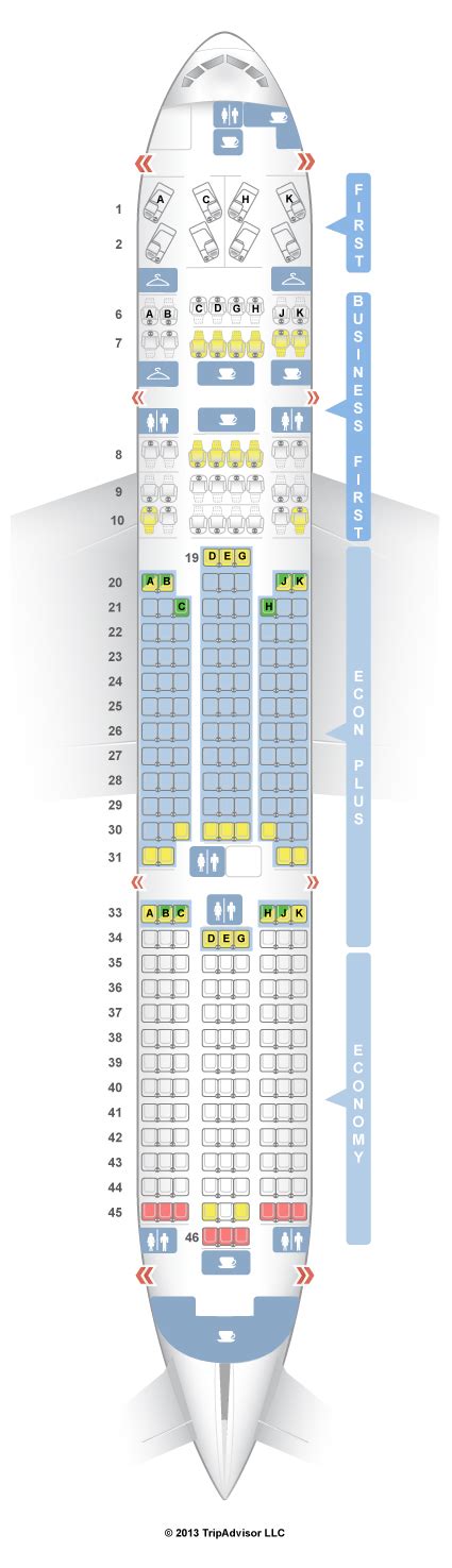 boeing 777 seat map|Seat Map United Boeing 777.